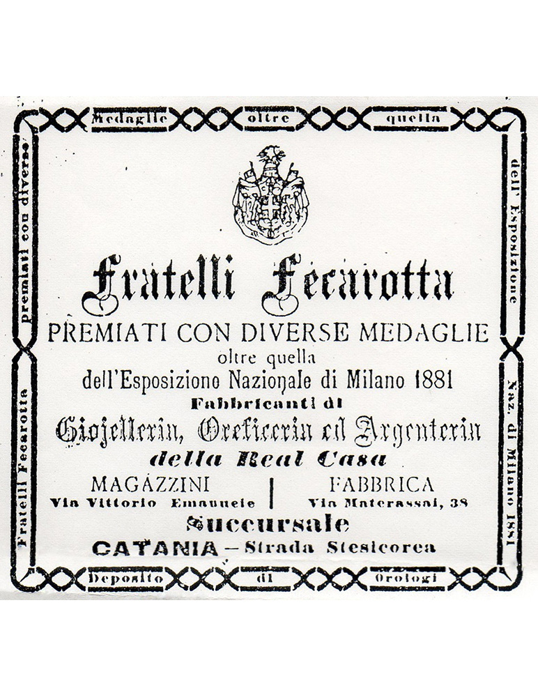 dal 1860 - Fratelli Fecarotta 1860 - Palermo